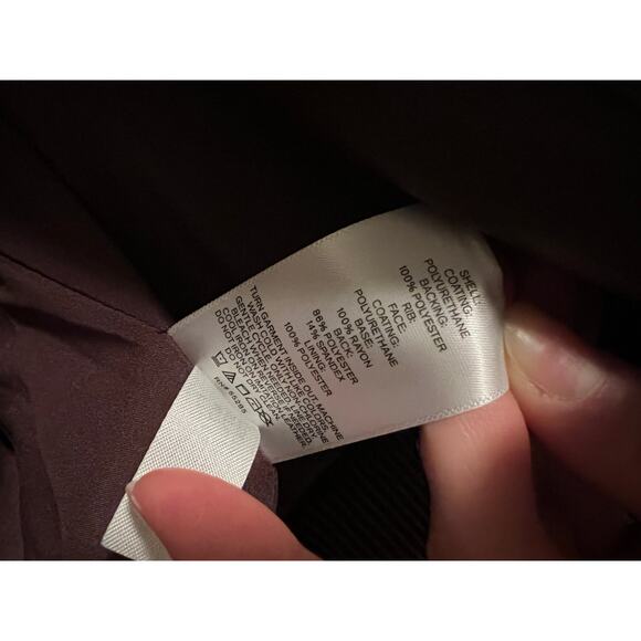 EXPRESS Faux Leather Cropped Bomber Jacket - XS with zip, pockets *see photos* - Picture 4 of 7